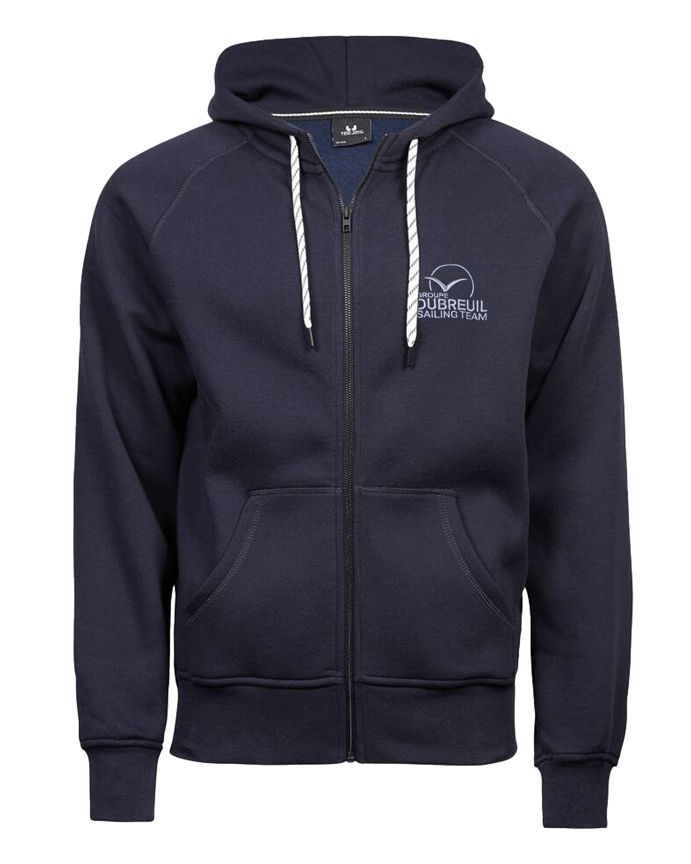 Sweat à Capuche Zero Restriction 'The Champ' Homme – Marine, Taille S, Full Zip, Idéal Golf