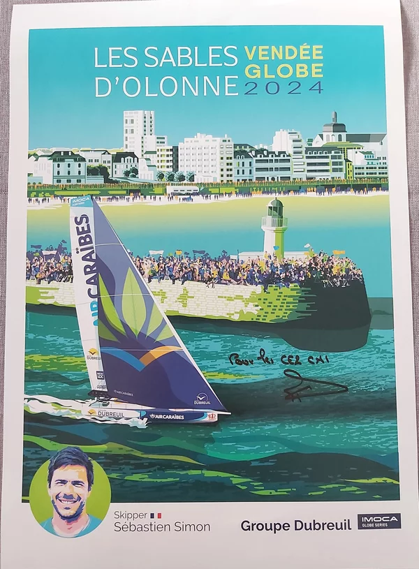 Bon Vendée Globe Sébastien !
