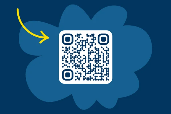 QR code renvoyant vers les offres d'emploi