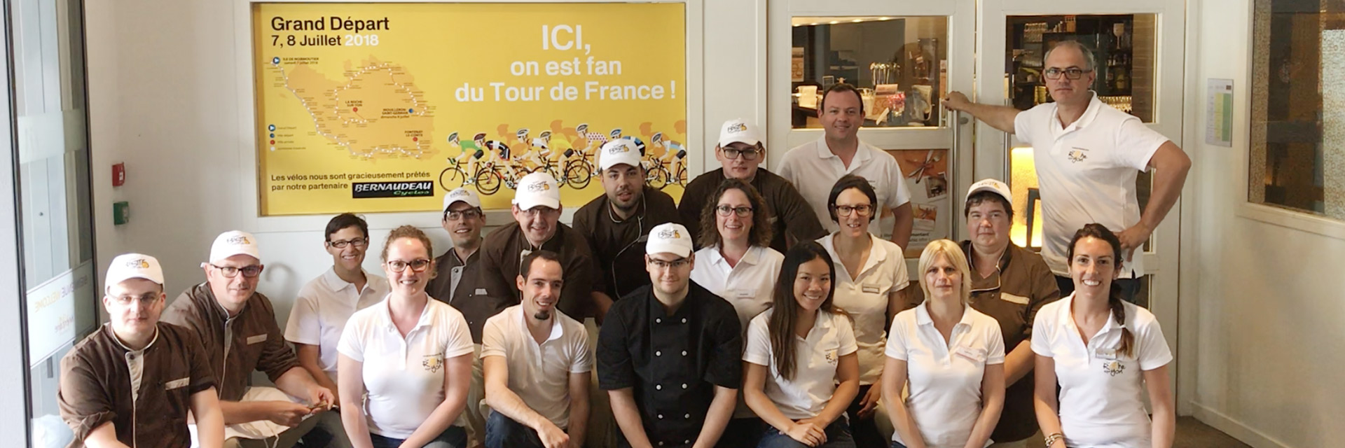 Le Bistro Yonnais, fin prêt pour le Tour de France.