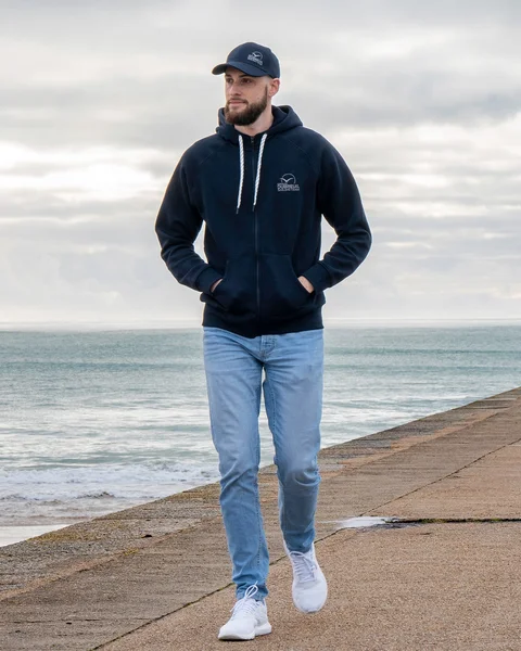 Sweat à capuche Homme - Bleu marine
