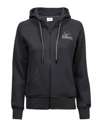 Sweat zippé Femme - Gris foncé